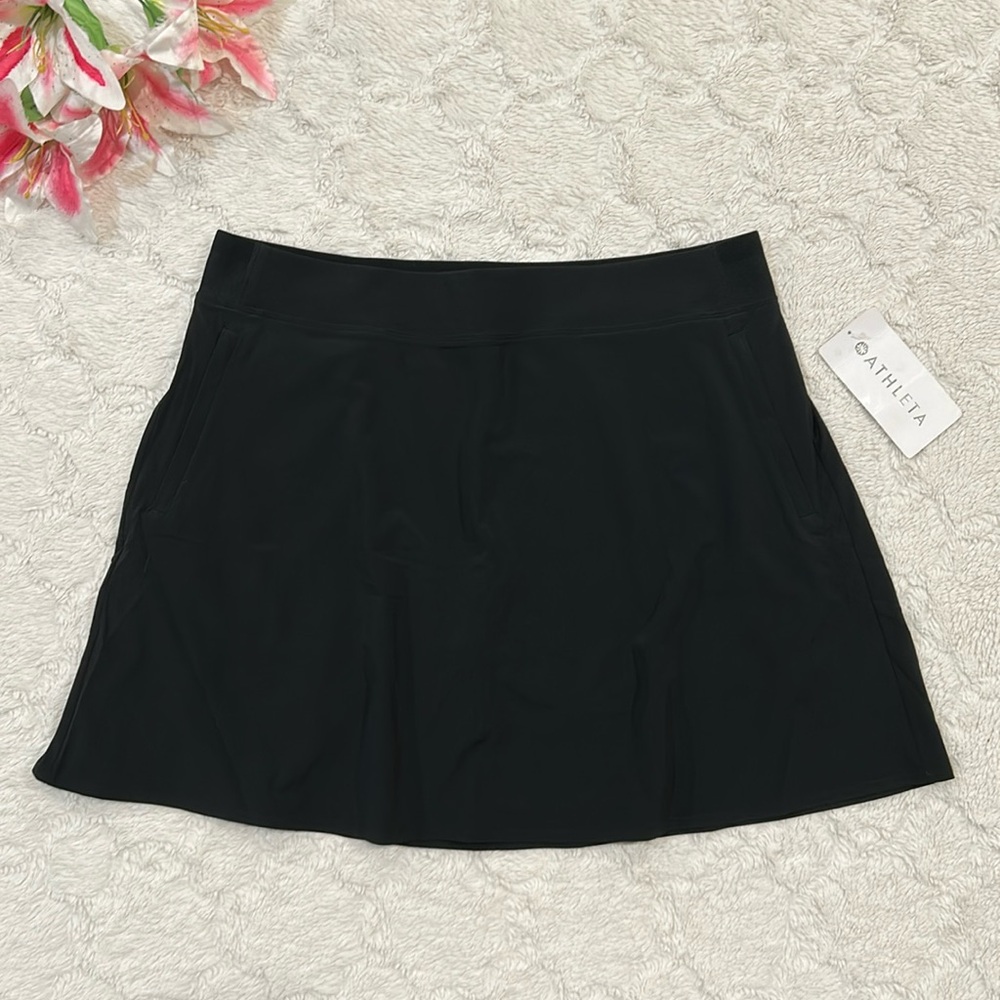 NWT Athleta - Brooklyn Heights Black Skort - Size 16